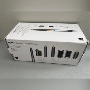 Dyson Silver and Orange Hair Styler